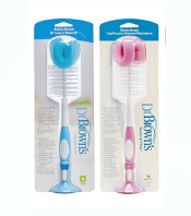 Dr Brown's Bottle Brush - Pink Blue or Grey